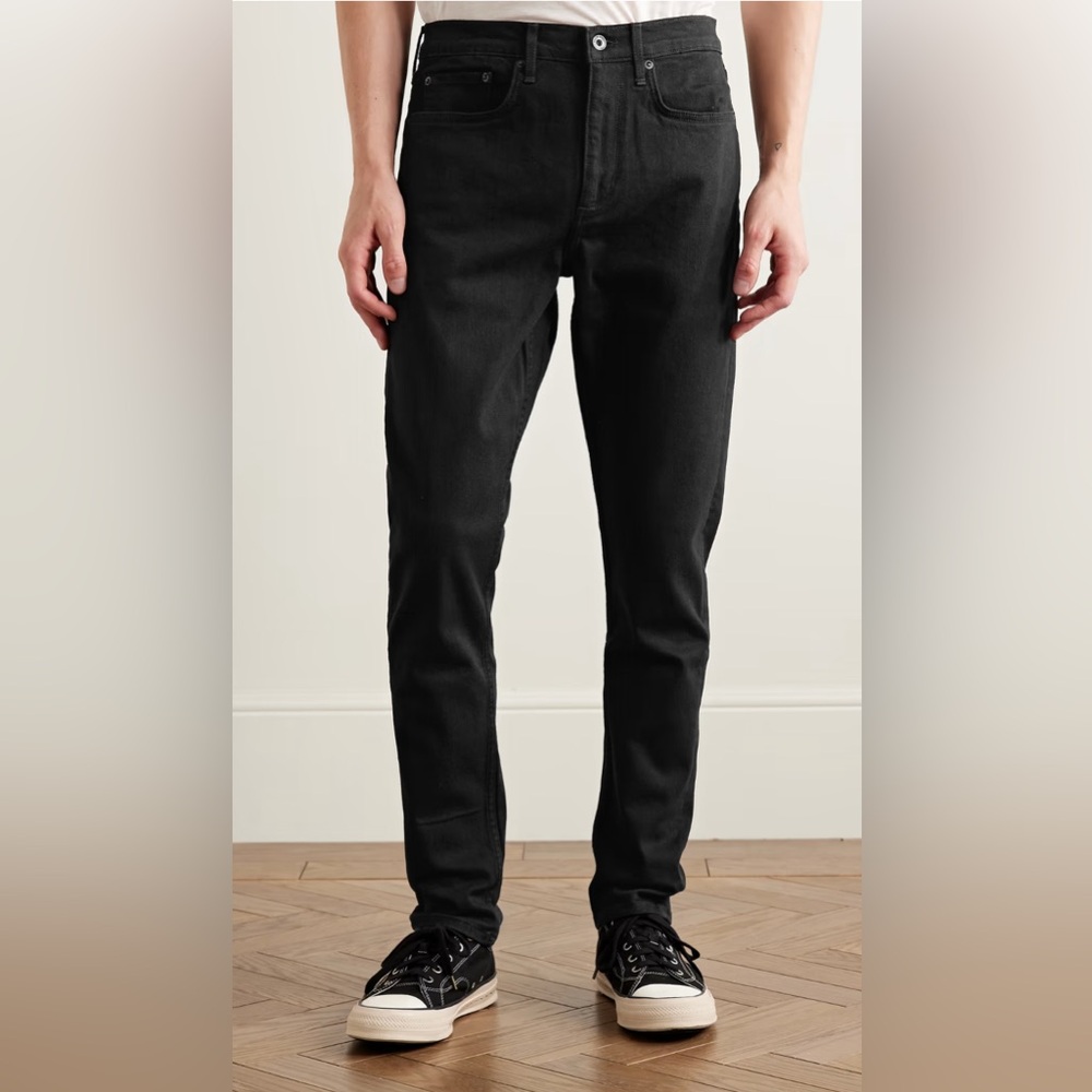rag & bone Men's Slim Black Jeans